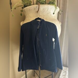 Navy blue utility coat
